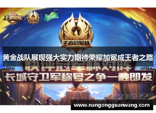 黄金战队展现强大实力期待荣耀加冕成王者之路